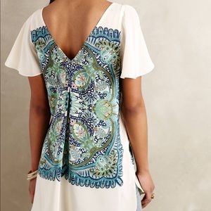 NWT Maeve silk tunic blouse
